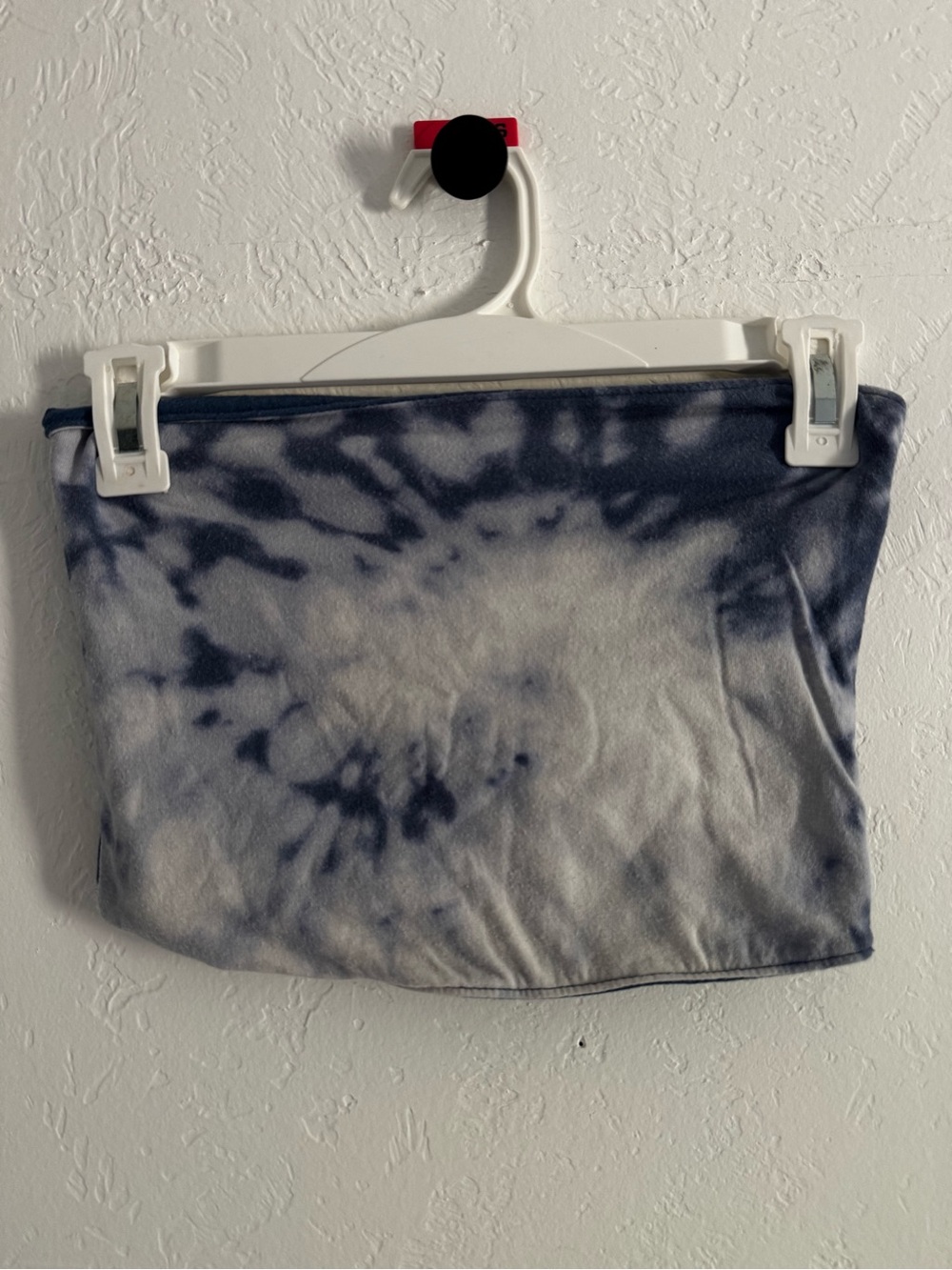 Reversible Tie-Dye & Blue Tube tank top